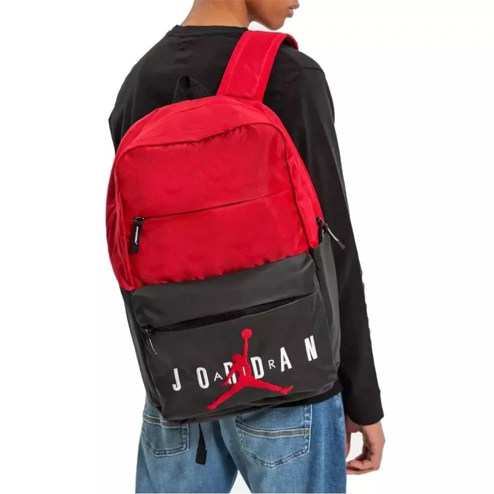 Nike Jordan Jumpman Pivot Backpack Black Red 9A0408-KR5